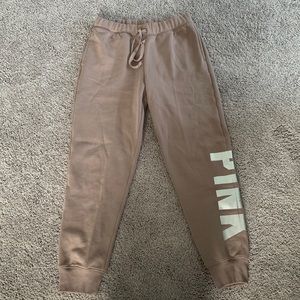 Victorias Secret Pink Sweatpants Iced Coffee M